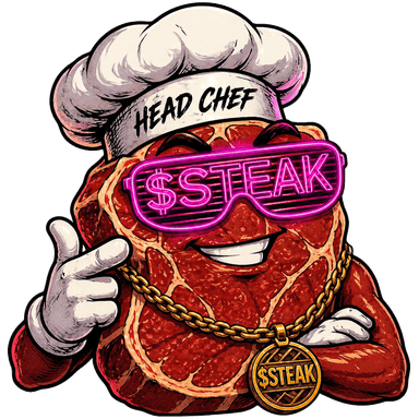 Head Chef steak mascot